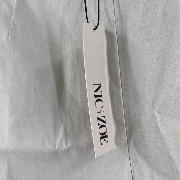 NIC + ZOE Pants Size 6 Cobblestone Pull On Cropped Wonderstretch Wide Leg Crop - Picture 3 of 13